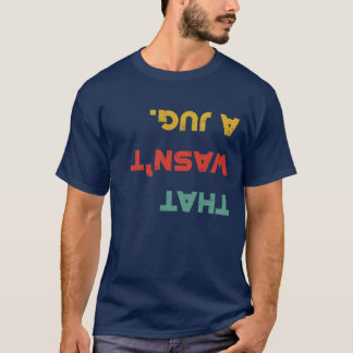 Dat was geen T-shirt van een kruikretro-rotsbeklim