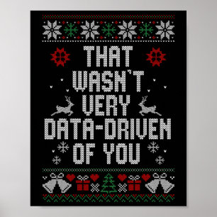 Dat was niet erg data gedreven door jullie lelijke poster