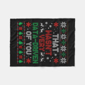 Dat was niet erg gegevensgestuurd van jullie kerst fleece deken (Voorkant (Horizontaal))