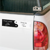 Dat was Zen Bumpersticker (Op Truck)
