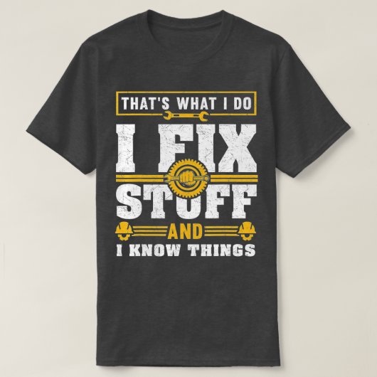 Dat wat ik doe, is dingen die grappig zijn. t-shirt (Design voorkant)