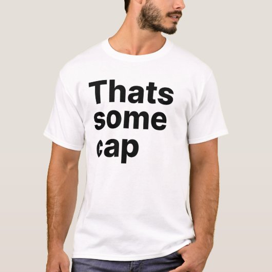 Dat wat pet Slang citeert Typografie T-shirt (Voorkant)