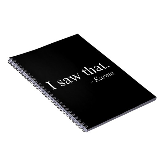 Dat zag ik - Karma Notitieboek (Rechterzijde)