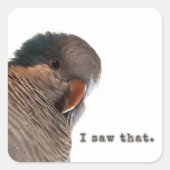 Dat zag ik. Sticker (Voorkant)