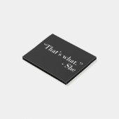 Dat zei ze. post-it® notes (Schuin)