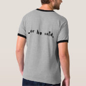 Dat zei ze. t-shirt (Achterkant)