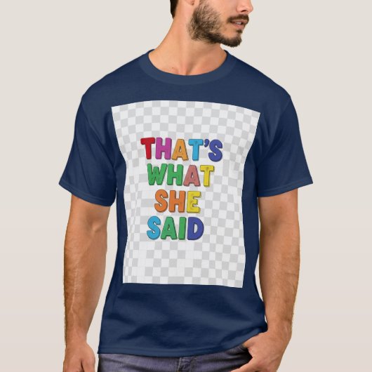 Dat zei ze, T-shirt (Voorkant)