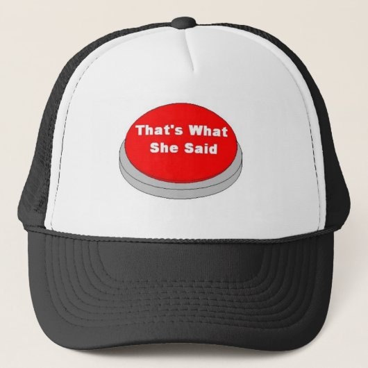 Dat zei ze trucker pet (Voorkant)