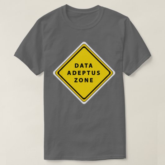 Data adeptus zone t-shirt (Design voorkant)