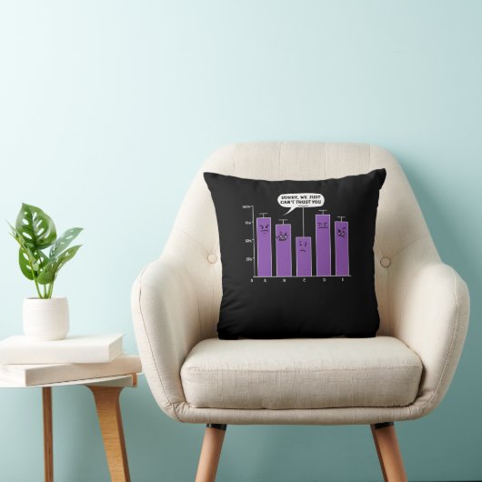 Data Analysis Science Geek Nerd Joke Kussen (Stoel)