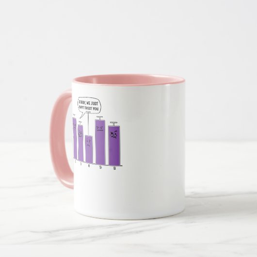 Data Analysis Science Geek Nerd Joke Mok (Voorkant links)