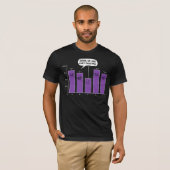 Data Analysis Science Geek Nerd Joke T-shirt (Voorkant volledig)
