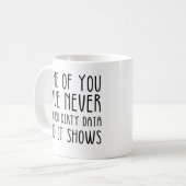 Data Analyst And Data Scientist Funny Data Work Koffiemok (Voorkant links)