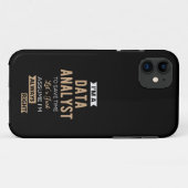 Data Analyst Case-Mate iPhone Case (Achterkant (horizontaal))