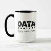 Data Analyst Design – Het gevoel van onzin Mok (Links)