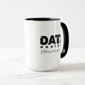 Data Analyst Design – Het gevoel van onzin Mok (Voorkant rechts)