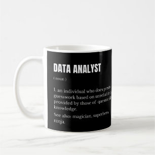 Data Analyst Funny Scientist Definition Koffiemok