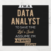 Data Analyst Likeurfles Etiket (Enkel label)