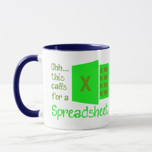 Data Analyst - Ohh dit vraagt om een spreadsheet - Mok