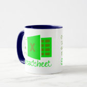 Data Analyst - Ohh dit vraagt om een spreadsheet - Mok (Voorkant links)