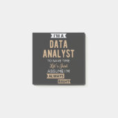 Data Analyst Post-it® Notes (Voorkant)