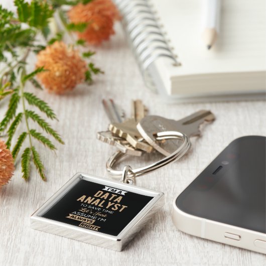 Data Analyst Sleutelhanger (Zijkant)