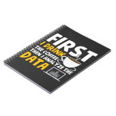 Data Analyst van gedragsanalisten Koffiecomputer Notitieboek (Linkerzijde)