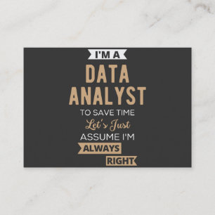Data Analyst Visitekaartje