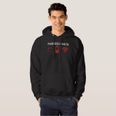 Data Buffer Programmer Gamer Computer Nerd Bufferi Hoodie (Voorkant volledig)