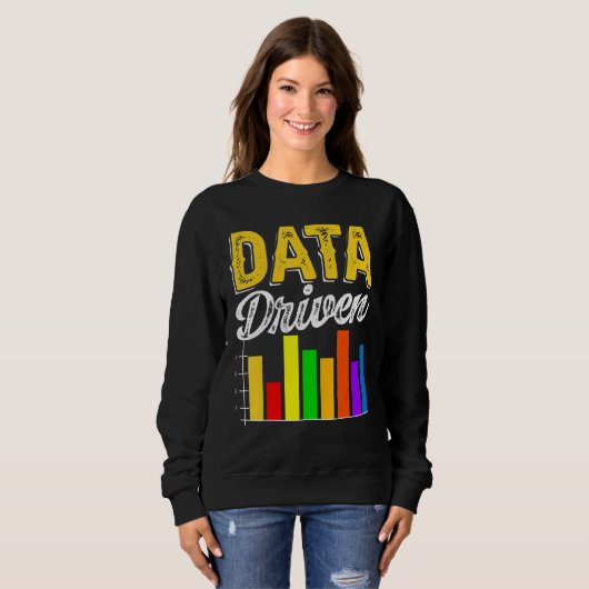 Data Driven Data Scientist Data Science Data Analy Trui (Voorkant volledig)