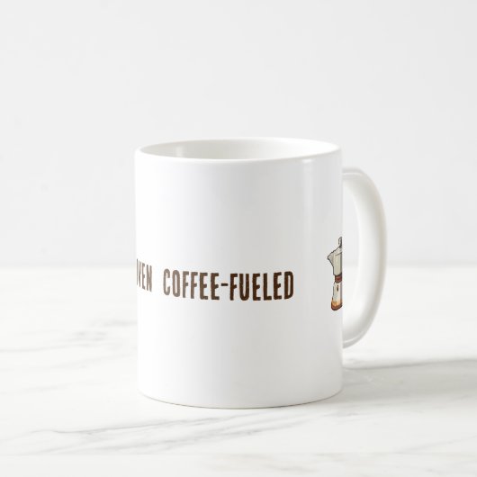 Data-Driven UX Coffee-Fueled Product Designer Mok (Voorkant rechts)
