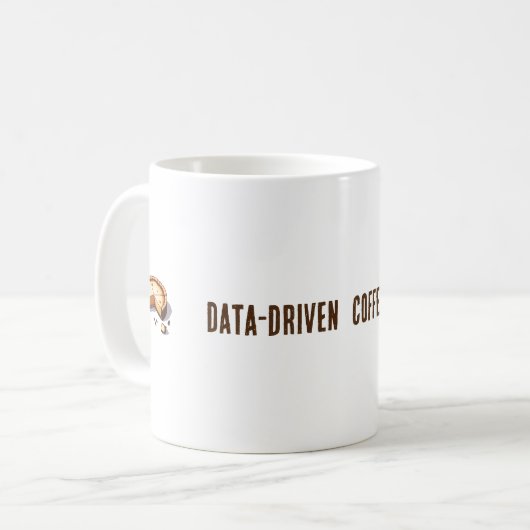 Data-Driven UX Coffee-Fueled Product Designer Mok (Voorkant links)