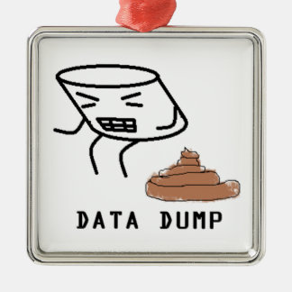 Data Dump Metalen Ornament