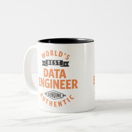 Data Engineer Tweekleurige Koffiemok (Voorkant links)