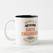 Data Engineer Tweekleurige Koffiemok (Links)