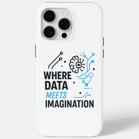 Data Imagination Nexus: Abstract algoritmisch Case-Mate iPhone Case (Achterkant)