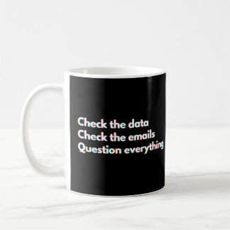 Data-ingenieurs en data wetenschapper Funny Data Koffiemok