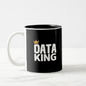 Data King Mug à café à deux tons (Gauche)