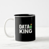 Data King Mug à café à deux tons (Gauche)