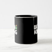 Data King Mug à café à deux tons (Centre)