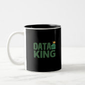 Data King Mug à café à deux tons (Gauche)