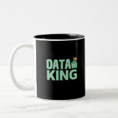 Data King Mug à café à deux tons (Gauche)