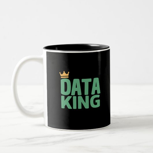 Data King Two-Tone Coffee Mok (Links)