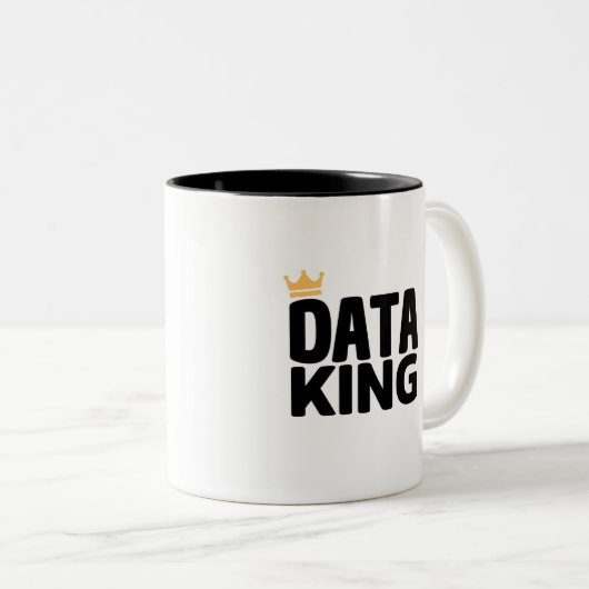 Data King Two-Tone Coffee Mok (Voorkant rechts)