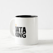 Data King Two-Tone Coffee Mok (Voorkant links)