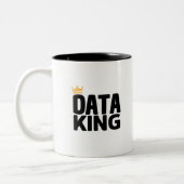 Data King Two-Tone Coffee Mok (Links)