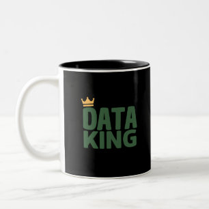 Data Koning Tweekleurige Koffiemok