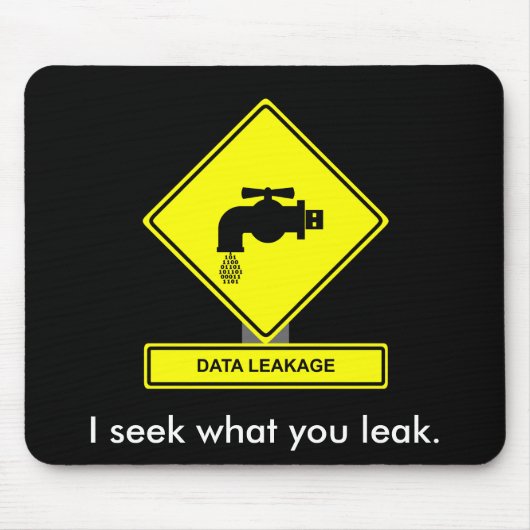 Data Leakage Mousepad Muismat (Voorkant)