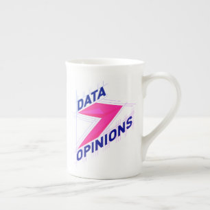 DATA > MENINGEN Geek Bone China Mok - Helder