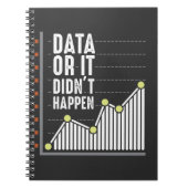 Data Nerd Behavior Analyst Statistics Scientist Notitieboek (Voorkant)